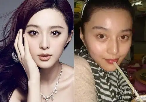 素颜下的范冰冰依然是美女一枚