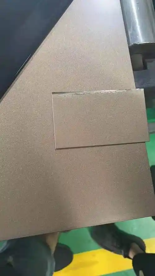 镜面喷砂苹果砂香槟金不锈钢