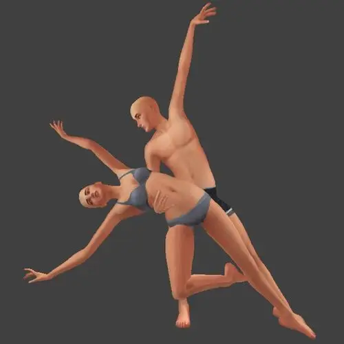 【raygunpose】跳舞姿势系列 - 双人芭蕾