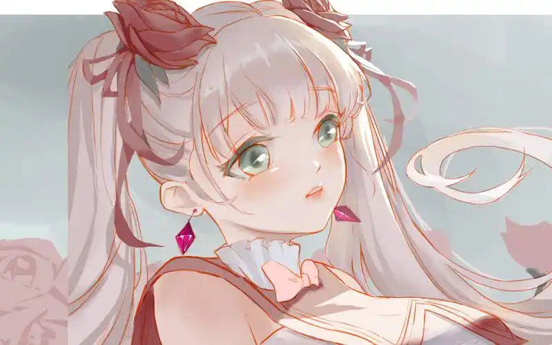 【板绘】 7379原创一个花卉小仙女7973_哔哩哔哩 (゜-゜)つロ