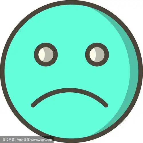 悲伤的表情符号图标