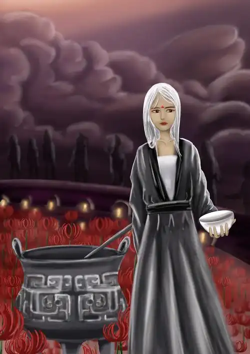 孟婆|插画|创作习作|云翊 - 原创作品 - 站酷 (zcool)