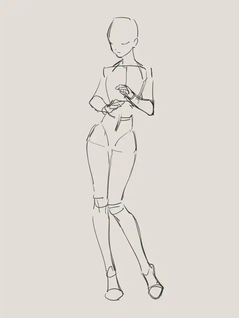 日绘127人物速写丨人体结构练习