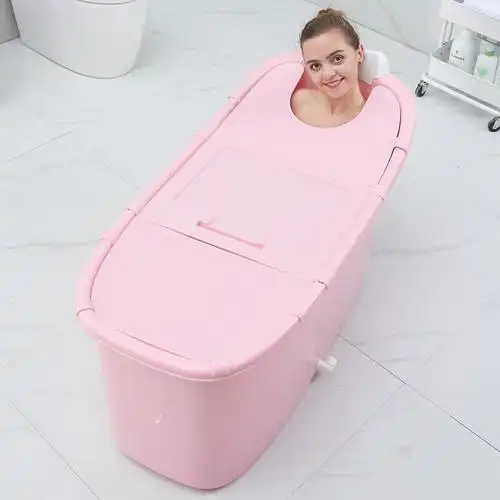 大人泡澡桶成人沐浴桶塑料浴缸大号洗澡桶加厚洗澡盆家用浴盆全身闪电