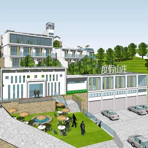 现代风格度假酒店山庄设计 现代庄园设计度假山庄