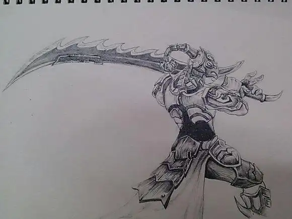 英雄联盟无极剑圣铅笔画