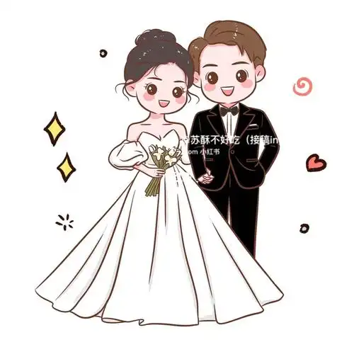 手绘婚纱照|q版卡通人物