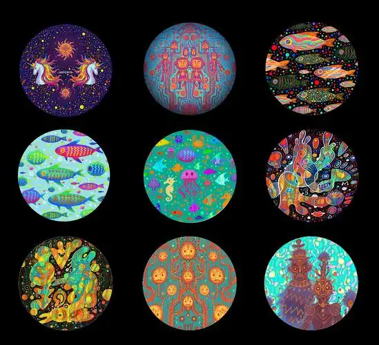 圆形构图装饰画集