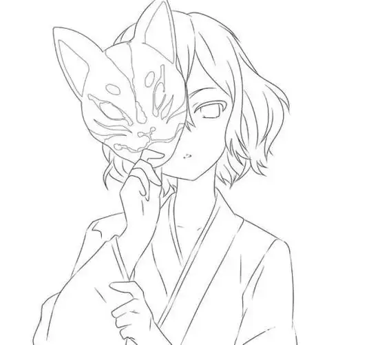 [素描花朵图片简单唯美]简单唯美动漫图片素描