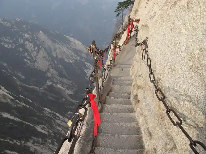 【携程攻略】华山长空栈道适合单独旅行旅游吗,长空栈道单独旅行景点