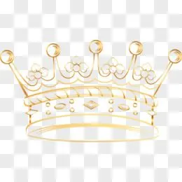 金色皇冠线稿pngai璀璨的线png手绘矢量欧式分割线装饰素材pngai金色