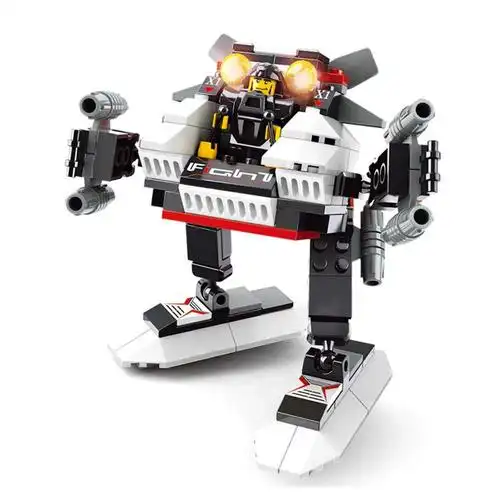 小鲁班 益智拼插积木系列男孩玩具 3合1机器人 m38-b0337