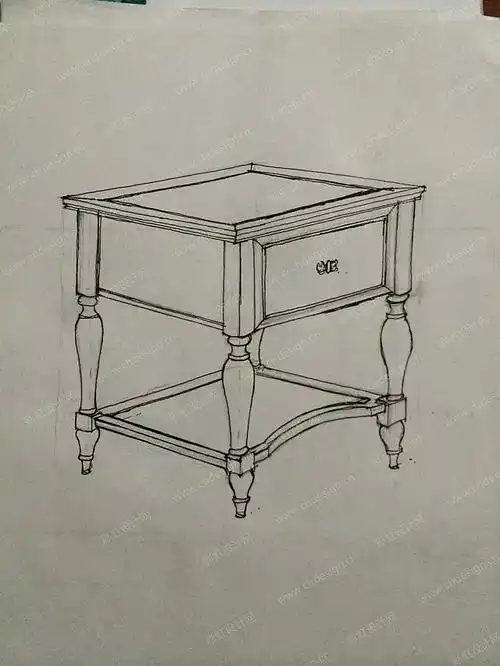 手绘桌椅家具设计