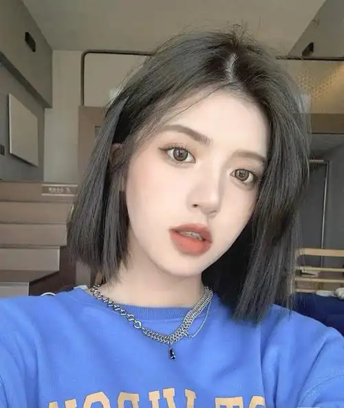 短发女生不能错过的质感发色冷调茉莉棕色,短发图片,发型图片