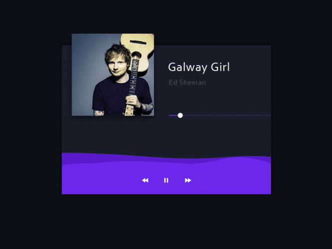 音乐播放器动效