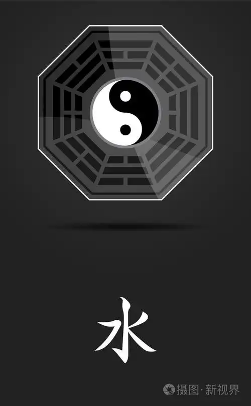 八卦阴阳符号与水元素