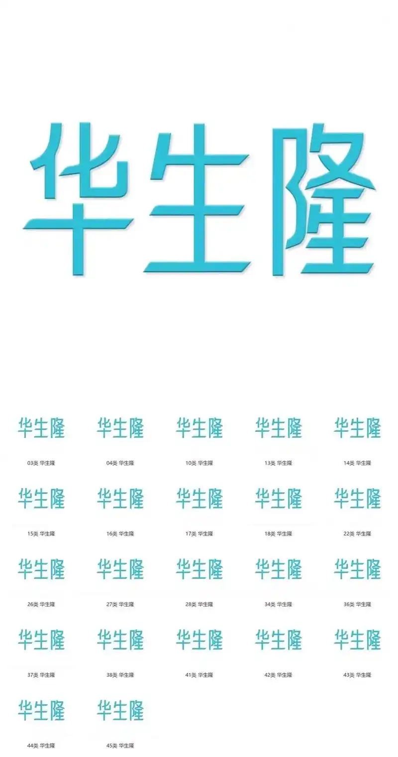 99华生隆9922个类别同名#商标转让 #知识产权 #log - 抖音