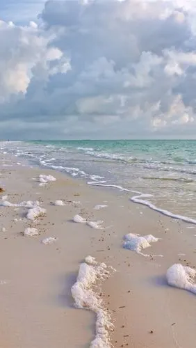 壁纸 海滩,泡沫,海浪,海洋,云彩,热带 2880x1800 hd 高清壁纸, 图片