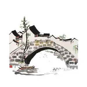 水墨江南水乡古建筑