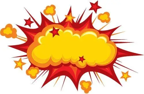 134欧美卡通动漫爆炸对话框促销标语奇葩说特效字幕eps素材矢量-淘宝