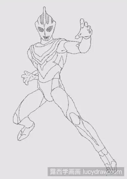 高清看图好啦赛罗奥特曼简笔画到这里就结束啦赛罗奥特曼外表帅气