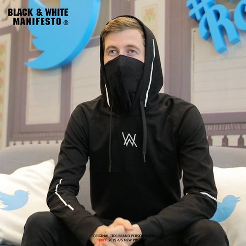 百大电音alan walker艾伦沃克faded同款连帽卫衣男宽松秋冬厚棉潮