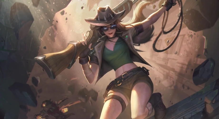 女警凯特琳原画,皮肤重做调整 你更喜欢哪一款?