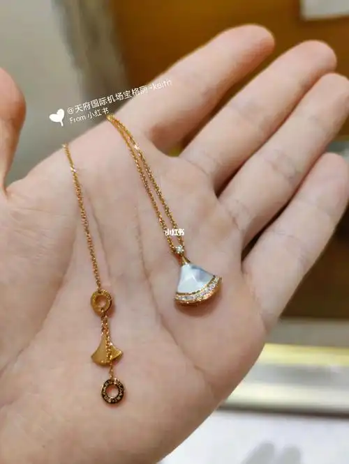 宝格丽小扇子项链7878