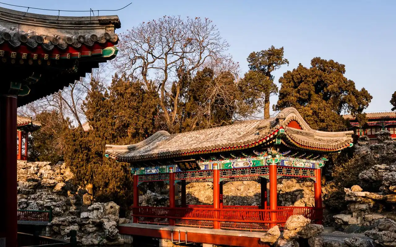 唯美中式古典园林高清桌面壁纸