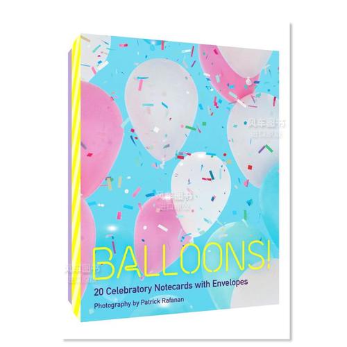 【现货】气球 balloons!英文原版图书 明信片