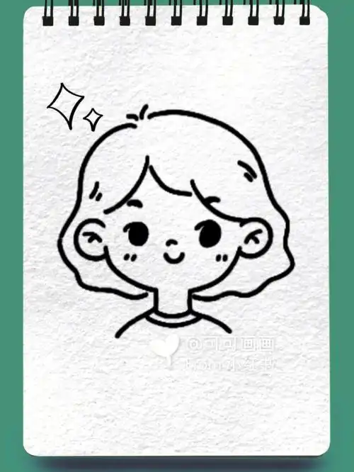 简笔画  #画个简笔画  #简笔画教程  #procreate用简单线条画人物