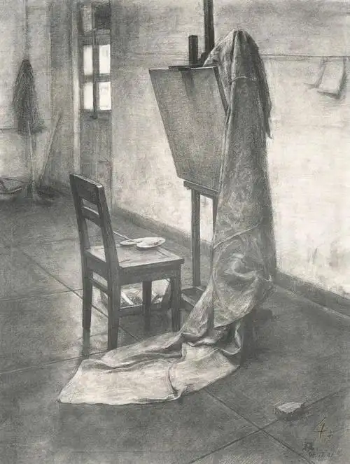 中央美院附中素描静物作品