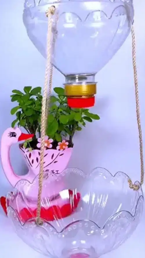 塑料瓶变废为宝制作花盆鱼缸收纳盒 #创作灵感 #变废为宝 #手工 #自制