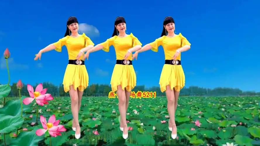 广场舞《荷塘月色》演唱:凤凰传奇,动感节奏,带给您快乐好心情