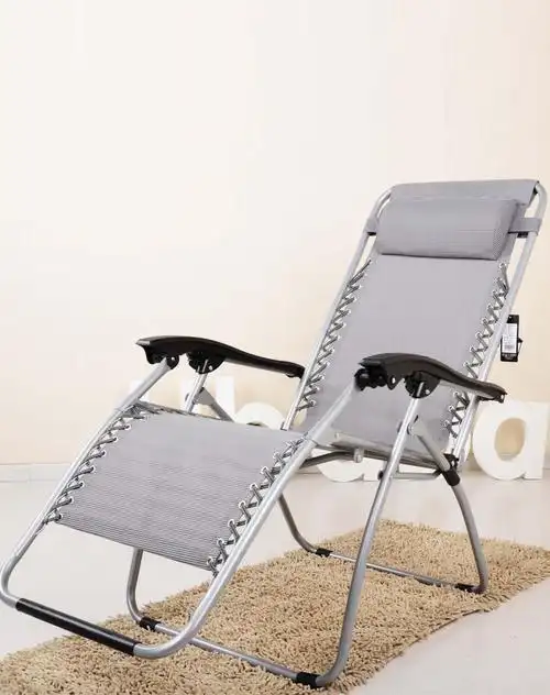 【黑白调】午休休闲折叠躺椅