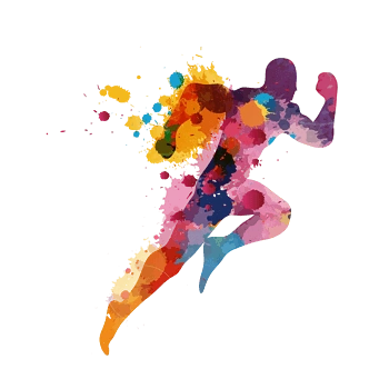 奔跑水彩图片免费下载_奔跑水彩素材_万素网