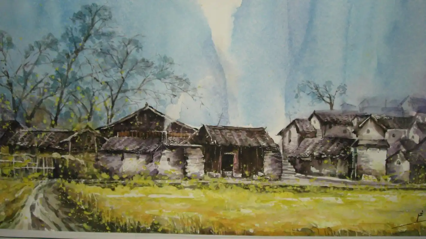 上一张 下一张 简介 这套具有中国风的山水风景水墨画壁纸生动地再现