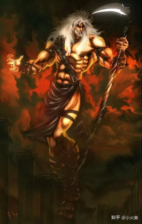 克洛诺斯 cronus 是提坦神族的神王,经常被称为时间之神,大概因其名