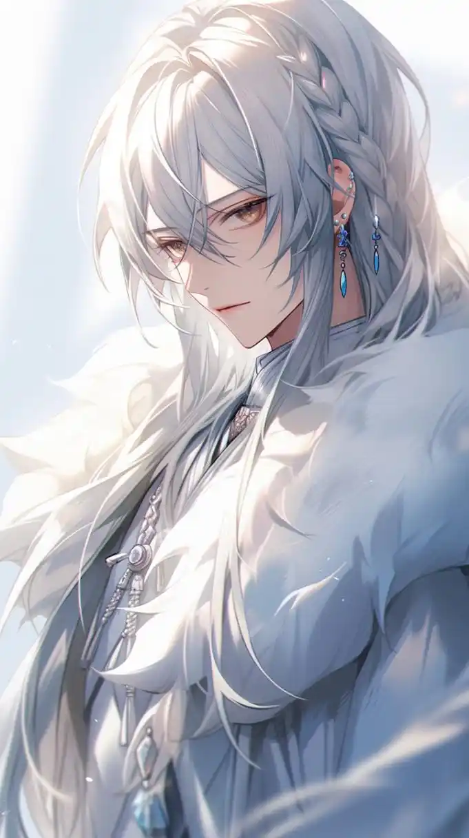 就是很喜欢一些清冷感十足的白发古风美男,哈哈哈,感觉非常唯美.