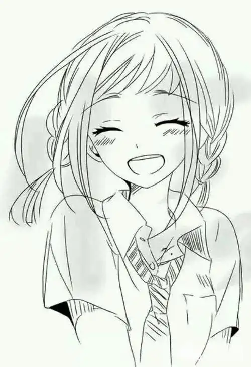 动漫人物女生铅笔素描图片手简笔画素描铅笔漫画女孩图片铅笔漫画女孩