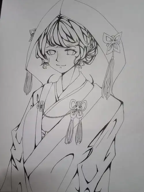 画了早乙女的白无垢,不要问我丈夫是谁,问就… - 半次元 - acg爱好者