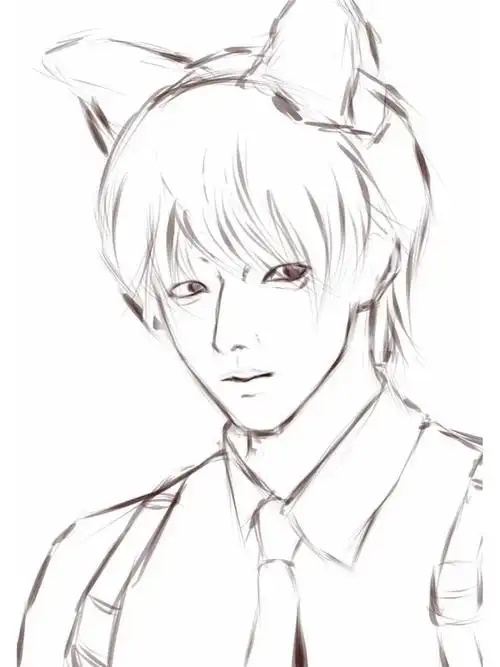 笔记灵感 #画画  #真人约稿  #产出  #刘耀文  #时代少年团刘耀文