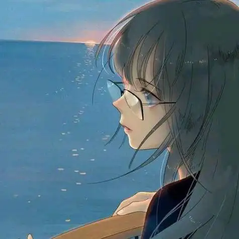 侧脸头像女动漫往右