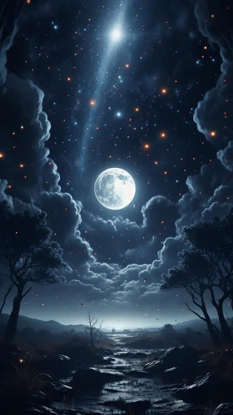 90这些背景图将夜空的美,展现得淋漓尽致.