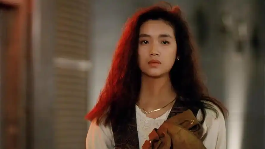 1990天若有情之追梦人乖乖女就这么穿赛博朋克的香港夜景吴倩莲