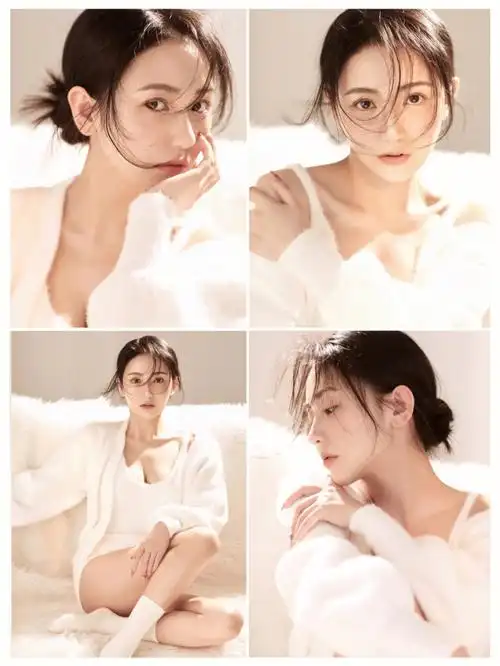 暖色调的治愈系少女的纯欲风写真