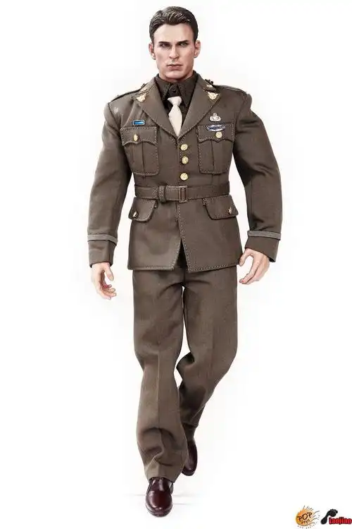 【老脚作业】poptoys x19 二战版黄金时代美队军装制服套装"队长怎能