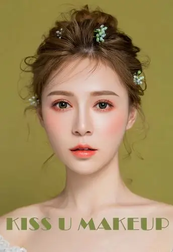 kissu化妆培训的化妆造型作品《时尚新娘造型--kiss u》