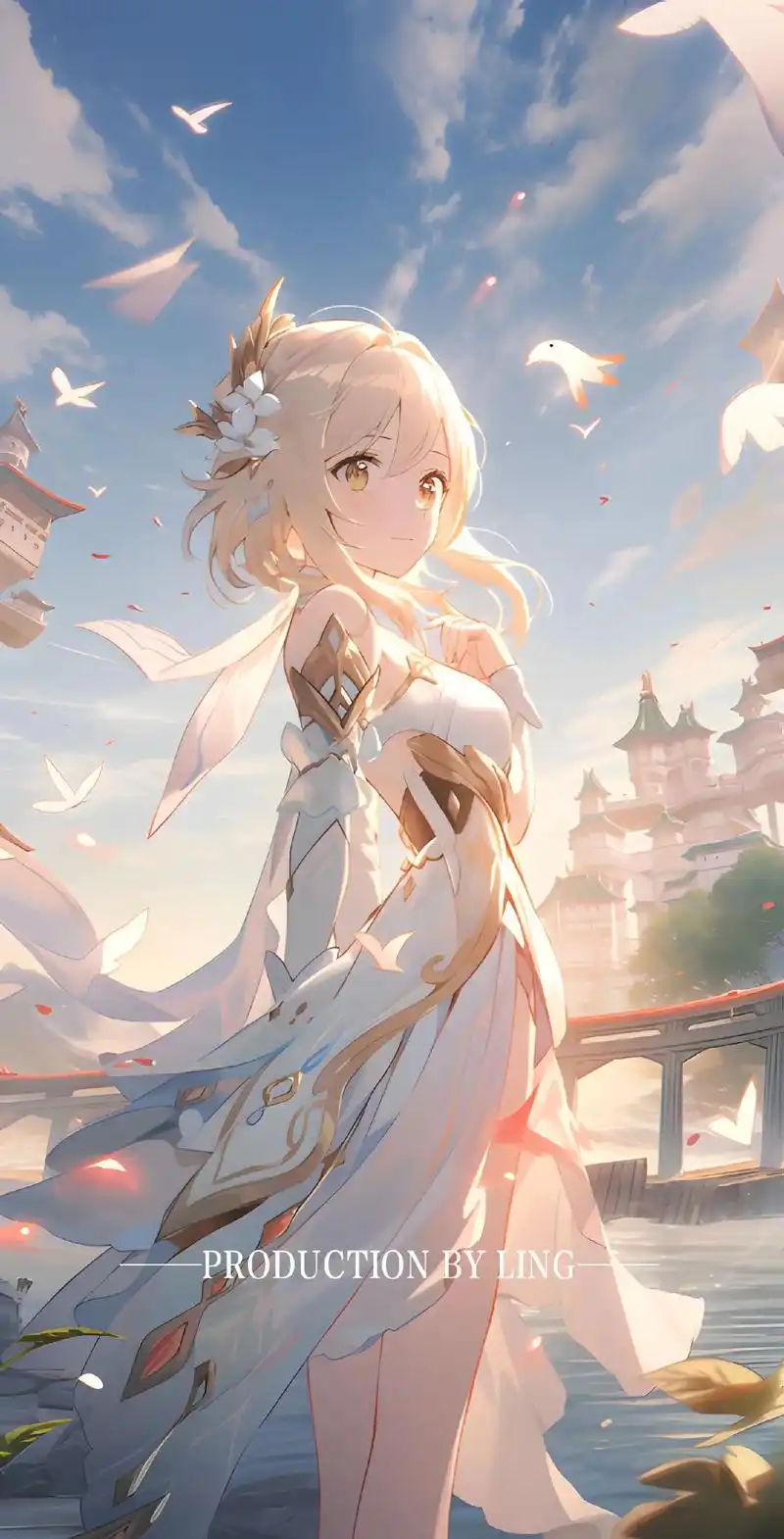 旅途终点是再见吗?#原神 #荧 #壁纸 #旅行者 #ai绘画 - 抖音