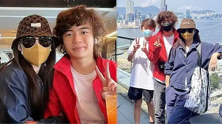 张柏芝晒俩儿子近照,15岁谢振轩模样大变化,简直像翻版谢霆锋